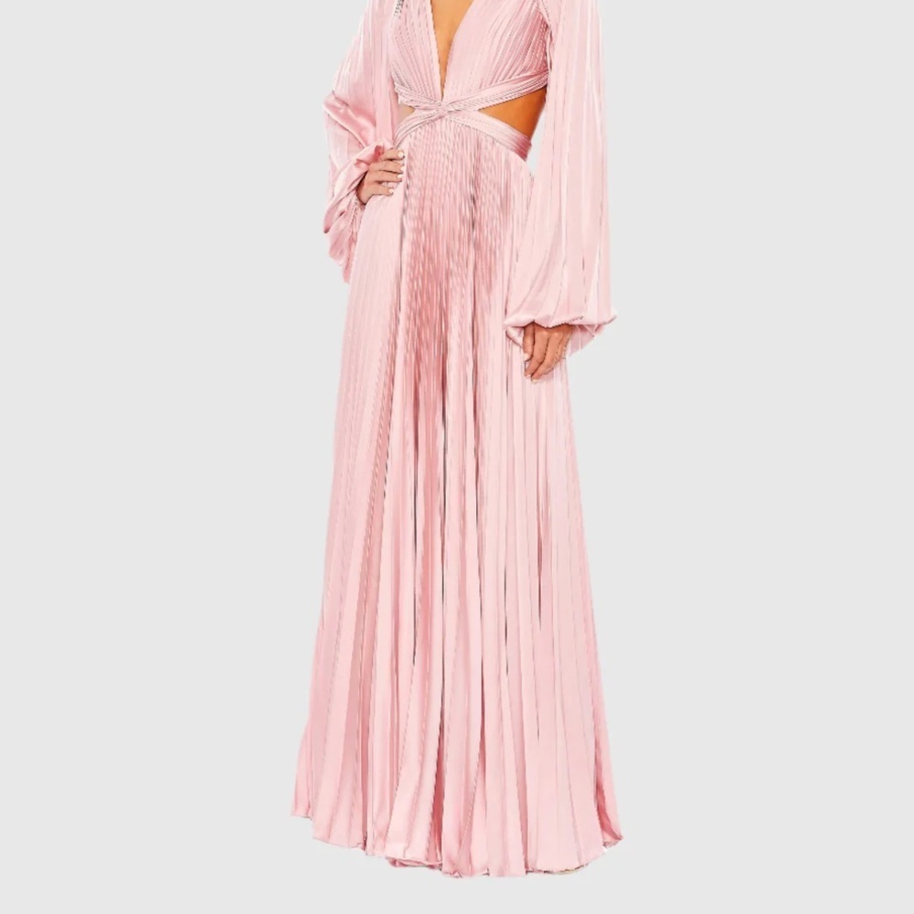 (356) ❤️ BNWT MAC DUGGAL 
Long Sleeve Cut Out Gown #26737 - Picture 2 of 12